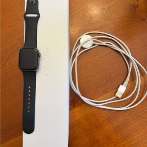 Apple Series 5 with Space Gray Aluminum Case and Black Sport Band